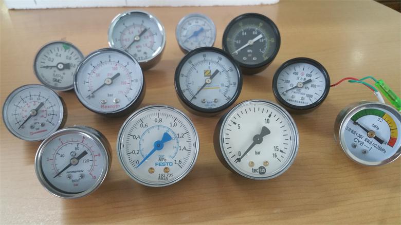 机车车辆双刻度轴向压力表（非标可订做），